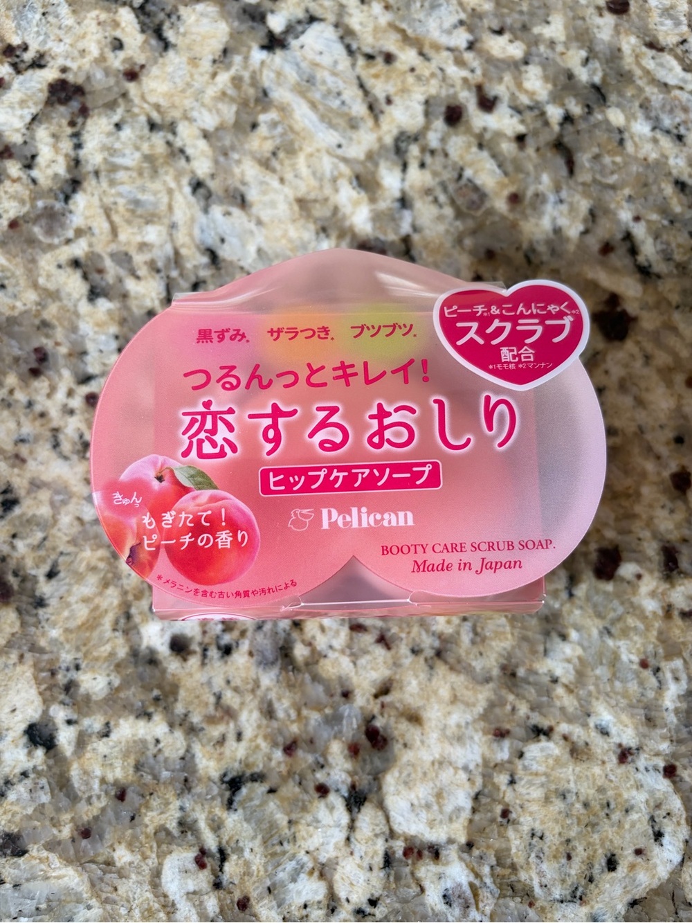 New Peach Booty Care Scrub Soap